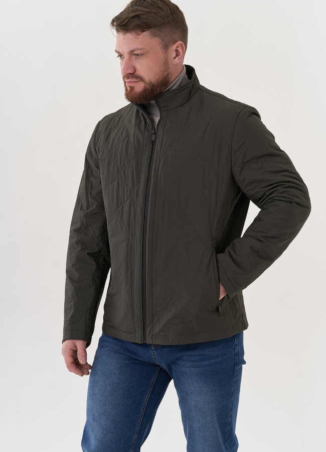 Куртка мужская в цвете хаки модель № 26814 в кредит