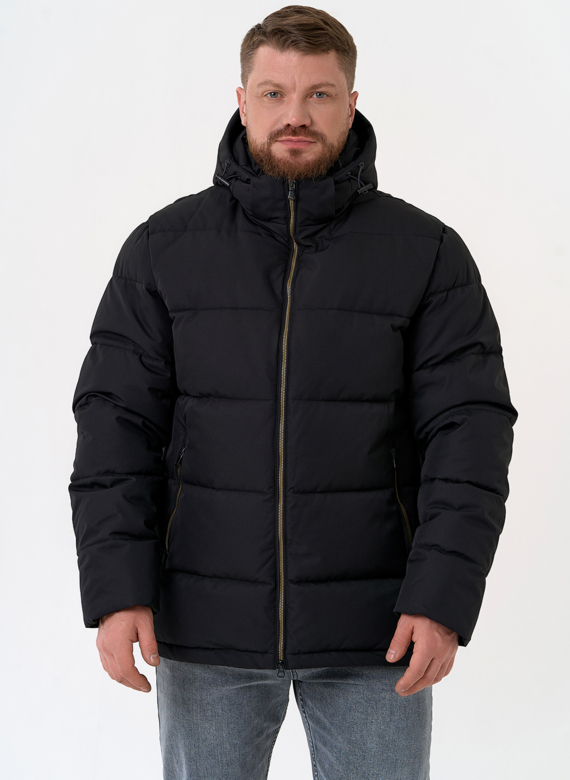 Мужской пуховик с капюшоном 
