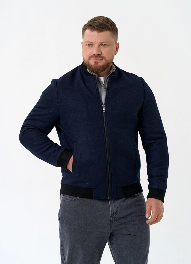 Мужское укороченное пальто бомбер модель № 32894 универмаг малина
